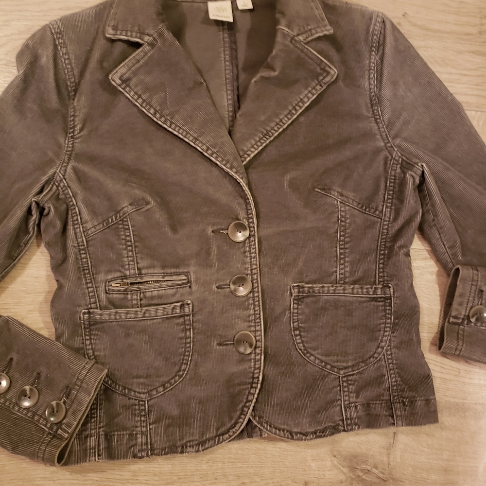 Caslon Gray Corduroy Blazer sz small